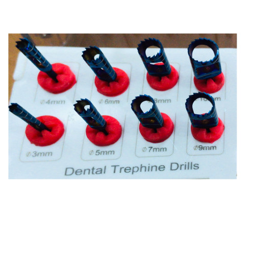 Dental Trephine Drills Set 8'li