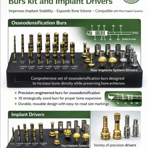 Osseodensification İmplant Driver Seti