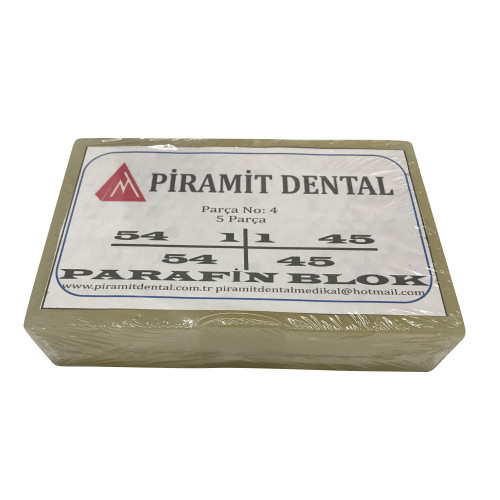 PARAFİN DENTAL MUM YONTMA SETİ-14'LÜ (1000 GR. KALIP SABUN YERİNE KULLANILAN BLOKLAR)